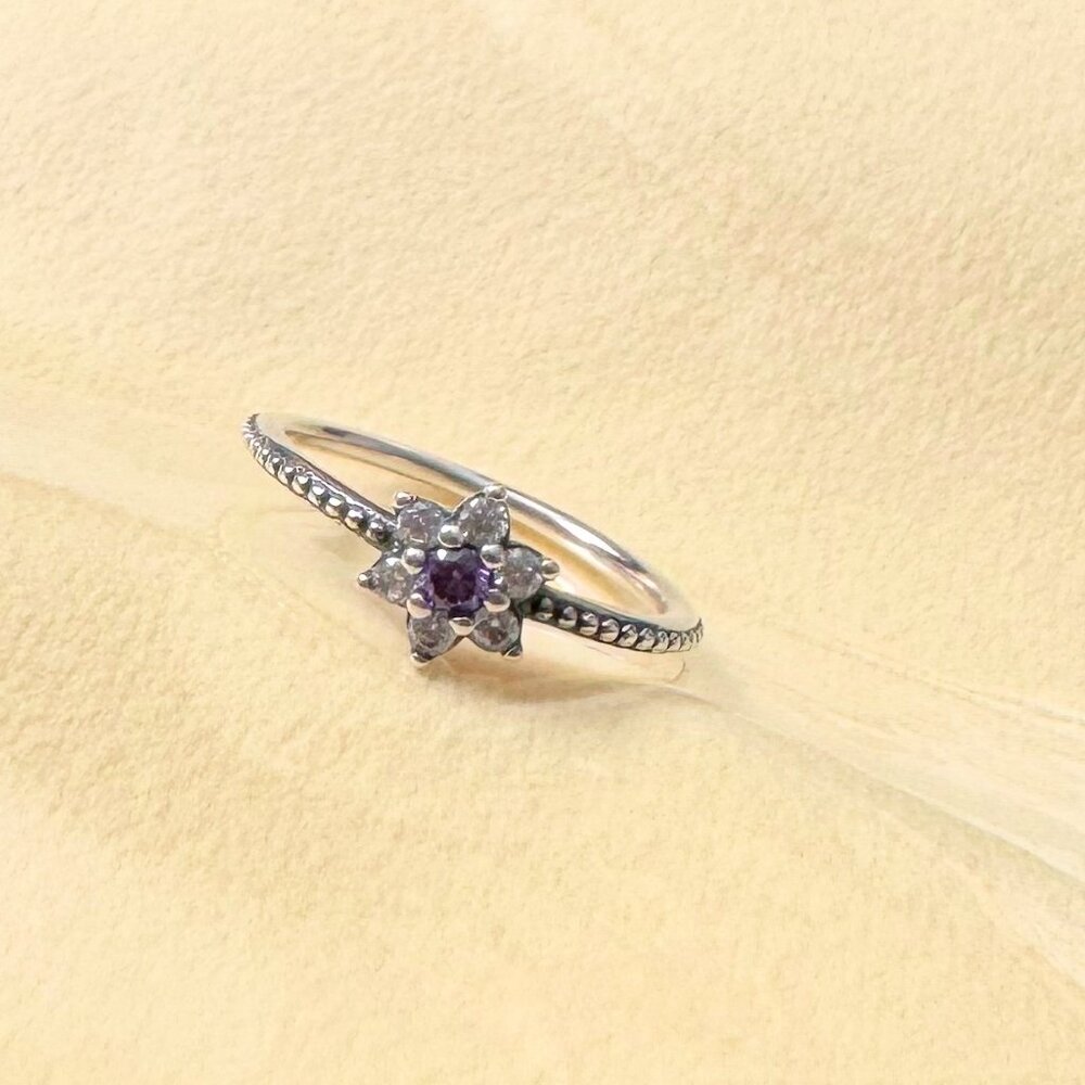 New! Pandora Forget Me Not Ring 58 - Picture 5 of 5